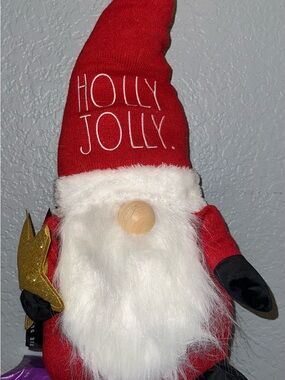 Rae Dunn Red 'Holly Jolly' Holiday Gnome Décor